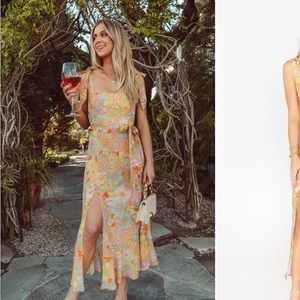 Claire Midi Dress - Groovy Blooms 🌸